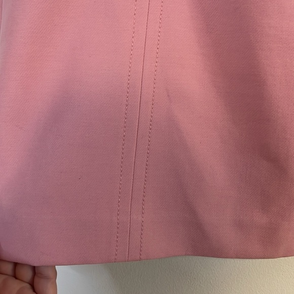 Career Contemporary Mini Skirt LOFT Pink 14 Zip Barbiecore Femme Retro Mod - Picture 7 of 13